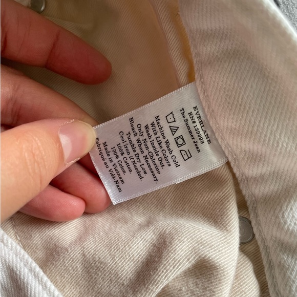 Everlane The Summer White Jeans Size 27 Regular - Picture 7 of 9